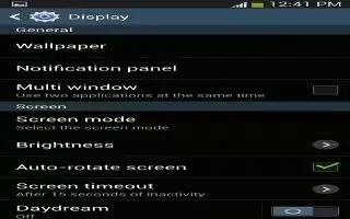 How To Customize Wallpaper Settings – Samsung Galaxy Tab 3