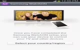 How To Use WatchON – Samsung Galaxy Note 3