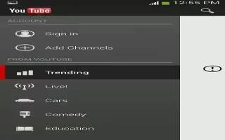 How To Configure YouTube – Samsung Galaxy Note 3