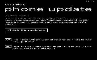 How To Update – Nokia Lumia 928