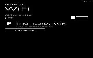 How To Use WiFi - Nokia Lumia 2520