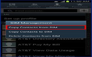 How To Copy Contacts - Samsung Galaxy S4 Active