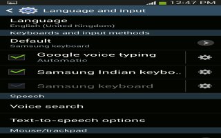 How To Use Language And Input Settings - Samsung Galaxy S4 Active