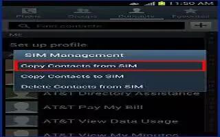How To Copy Contacts To SIM Card – Samsung Galaxy S4 Active