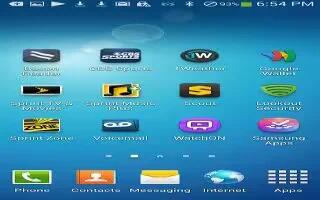 How To Use Widgets – Samsung Galaxy Mega