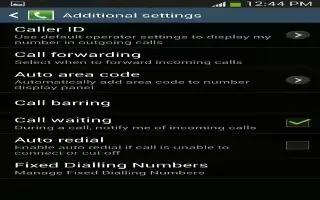 How To Use Fixed Dialing Numbers – Samsung Galaxy S4 Active