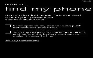 How To Find My Phone – Nokia Lumia 928