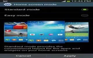 How To Use Home Screen Mode – Samsung Galaxy S4 Active