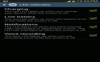 How To Use LED indicator - Samsung Galaxy S4 Active