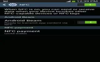 How To Use NFC – Samsung Galaxy S4 Active