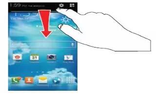 How To Use Notification Bar – Samsung Galaxy S4 Active