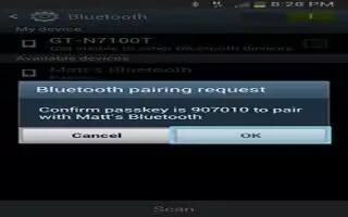 How To Pair Bluetooth – Samsung Galaxy S4 Active