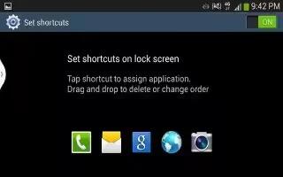 How To Create Shortcuts – Samsung Galaxy Mega