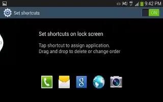 How To Use Shortcuts – Samsung Galaxy S4 Active