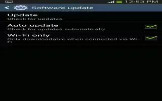 How To Software Update - Samsung Galaxy S4 Active