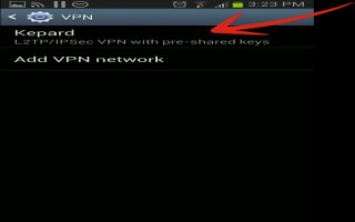 How To Use VPN Settings - Samsung Galaxy S4 Active