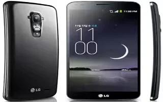 How To Lock Screen - LG G Flex