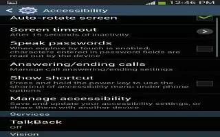 How To Use Accessibility Settings – Samsung Galaxy Mega