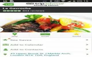 How To Configure TripAdvisor – Samsung Galaxy Mega