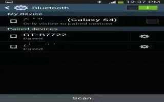 How To Use Bluetooth – Samsung Galaxy Mega