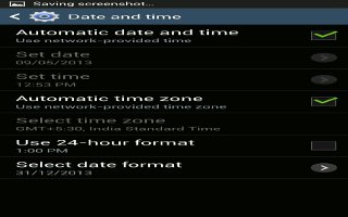 How To Set Date And Time - Samsung Galaxy Mega