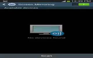 How To Use Screen Mirroring - Samsung Galaxy Mega