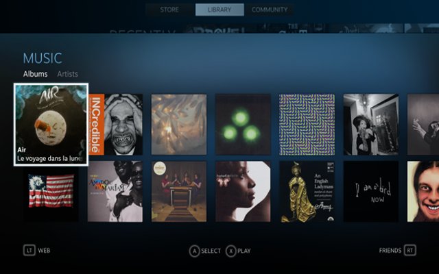 SteamOS Gets Music Player