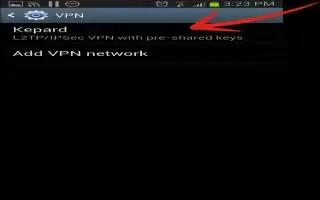 How To Use VPN Settings – Samsung Galaxy Mega