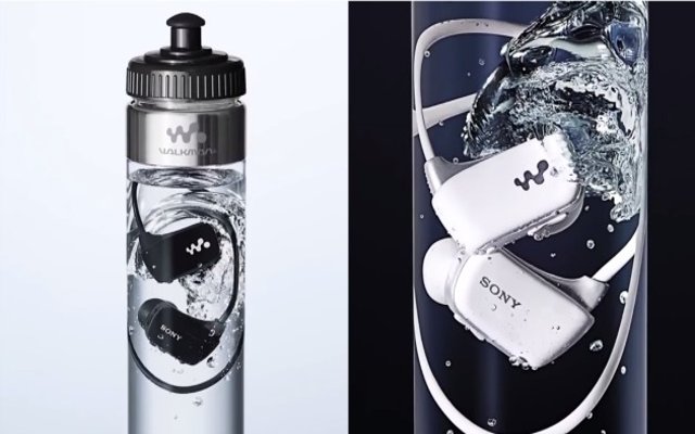 Sony Shows Of Its Water Proof Walkman