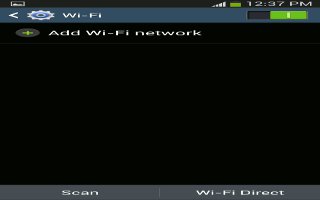 How To Use Wi-Fi Settings - Samsung Galaxy Mega
