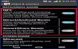 How To Use Smartshare Beam - LG G Flex