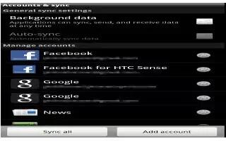 How To Use Accounts And Sync – LG G Flex
