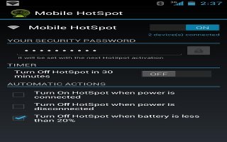 How To Use Mobile Hotspot - LG G Flex