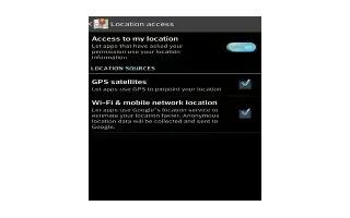 How To Use Location Access - LG G Flex