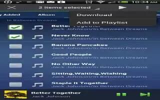 How To Use Playlists In Music App – LG G Flex