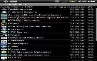 How To Use Task Manager – LG G Flex