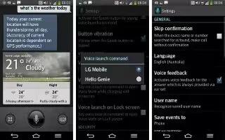 How To Use Voice Mate – LG G Flex