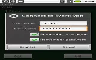 How To Use VPN – LG G Flex