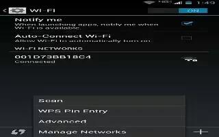 How To Use WiFi Settings - LG G FLex