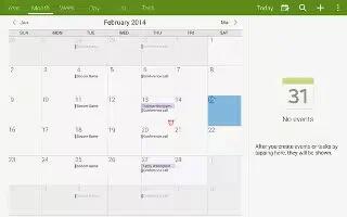 How To Use Calendar - Samsung Galaxy Note Pro