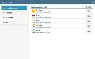 How To Use Task Manager – Samsung Galaxy Note Pro