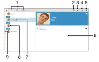 How To Search And View Contacts - Sony Xperia Z2 Tablet