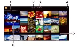 How To Use Album - Sony Xperia Z2 Tablet