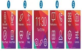 How To Use Home Screen – Samsung Gear 2