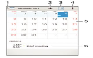 How To Use Calendar App - Sony Xperia Z2