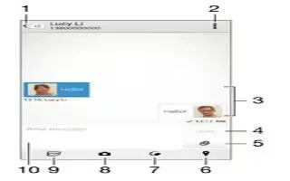 How To Use Messages - Sony Xperia Z2