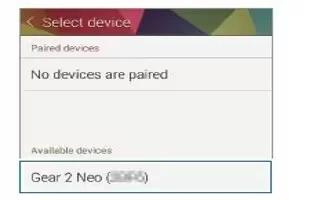 How To Use Bluetooth - Samsung Gear 2 Neo
