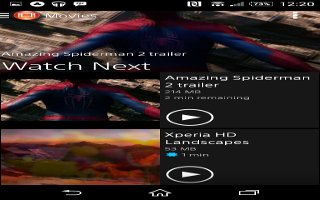 How To Use Video Player - Sony Xperia Z2