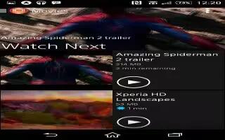 How To Use Video Player – Sony Xperia Z2