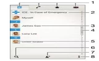 How To Search Contacts - Sony Xperia Z2